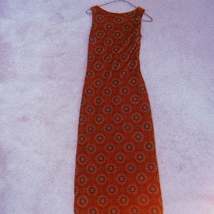 Patterned Maxi Dress